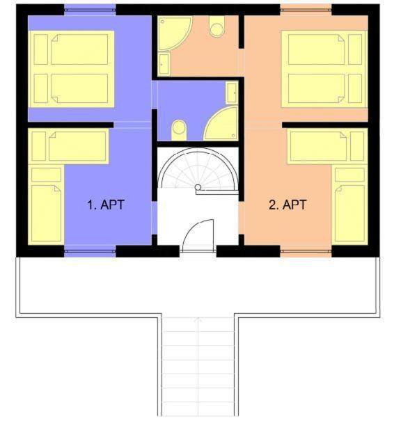 Apartmany Lebedin Nova Ves  Zewnętrze zdjęcie